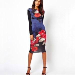 Asos bodycon midi dress